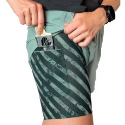New Short de trail Trail 2In1 Short W Jadelite Short Trail|Vêtements De Trail
