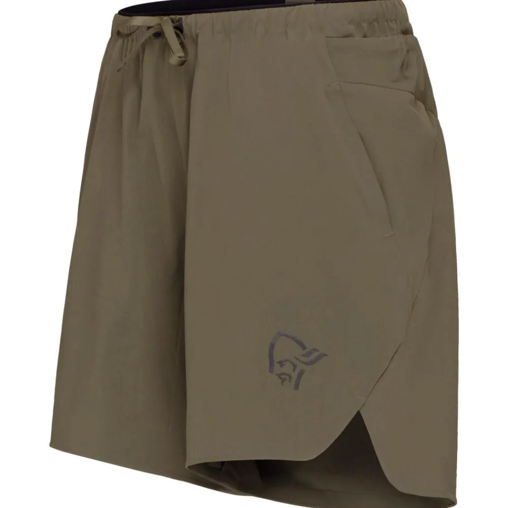 Clearance Short de trail senja flex1 8" Shorts W's Olive Night Vêtements De Trail|Short Trail