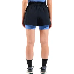Sale Short de trail 2 In 1 Short Essential Black Persian Jewel Short Trail|Vêtements De Trail