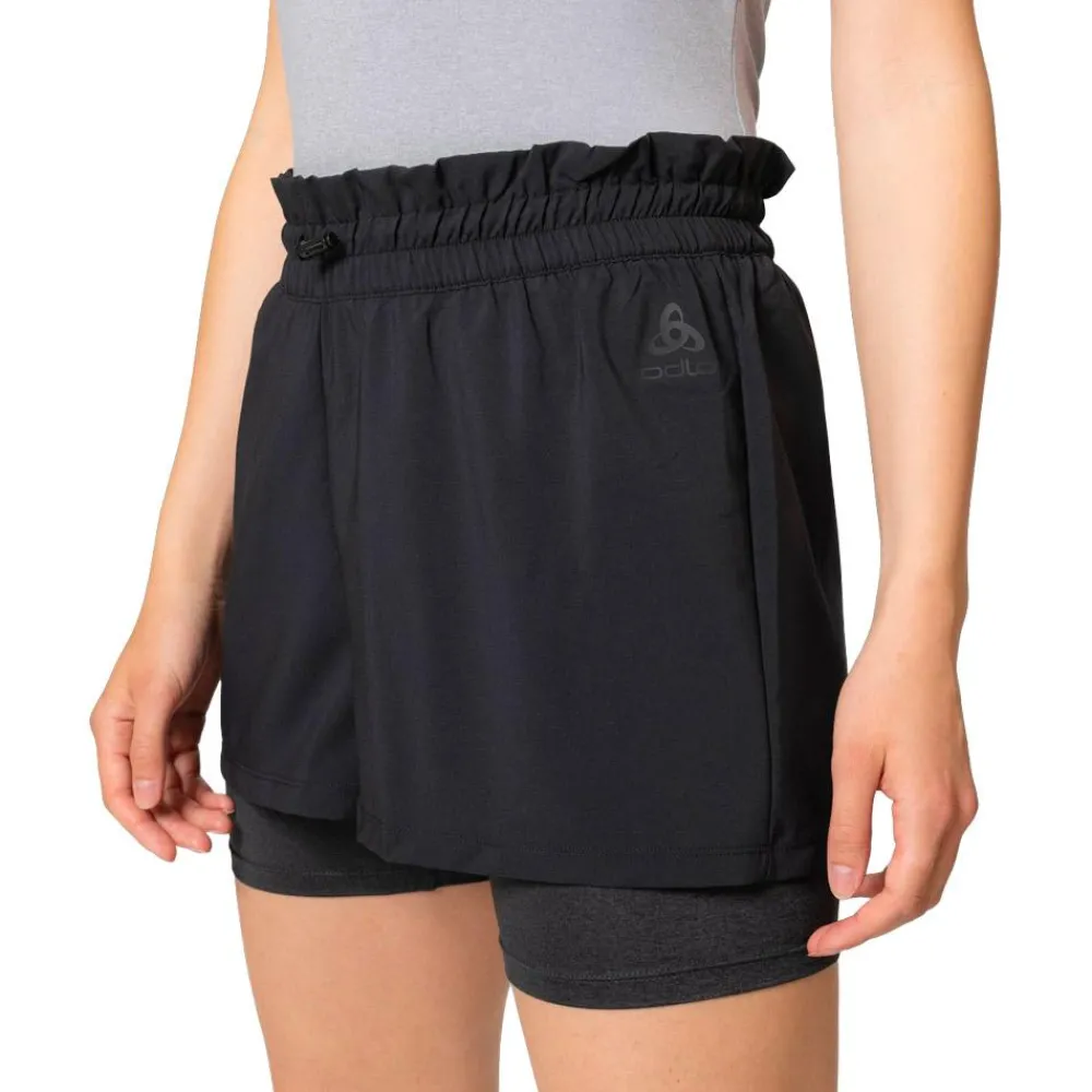 Short Trail|Vêtements De Trail<Odlo Short de trail 2 In 1 Short Essential Black