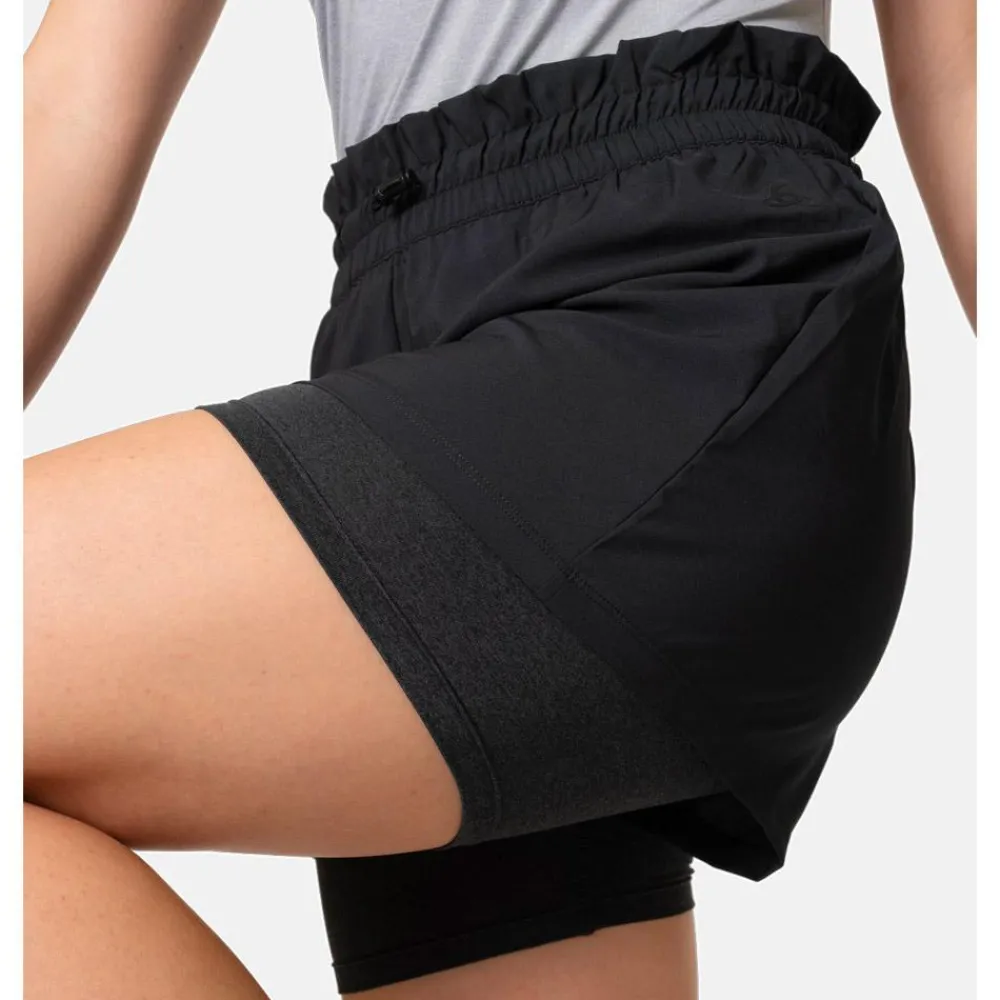 Short Trail|Vêtements De Trail<Odlo Short de trail 2 In 1 Short Essential Black