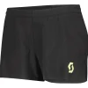 Hot Short de trail Split Shorts W's Rc Run Black Yellow Short Trail|Vêtements De Trail