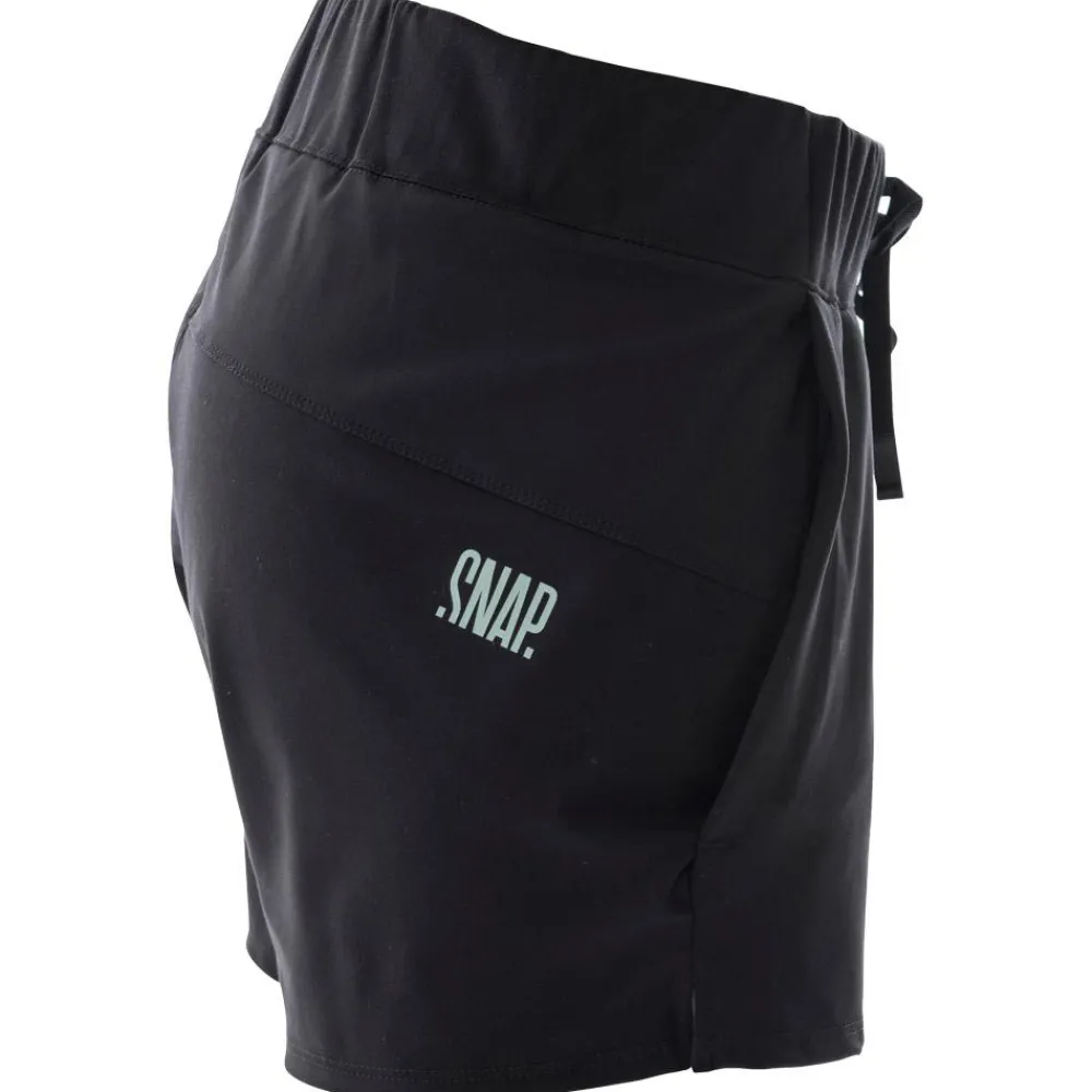 Best Short d’escalade W's Wave Shorts Black Light Green Short Escalade|Vêtements Escalade