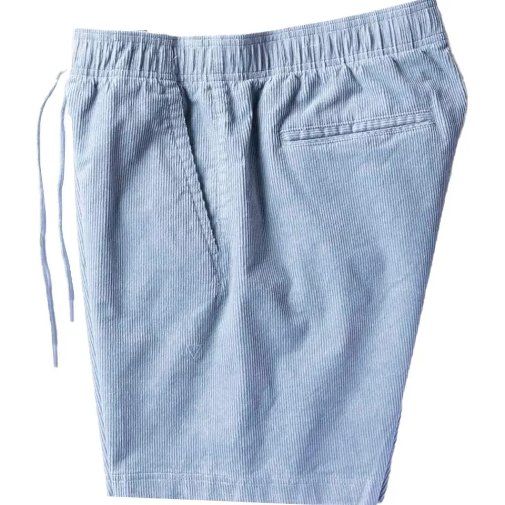 Pantalon - Short<Vissla Short No See Ums Cord Eco 17" Elastic Light Slate