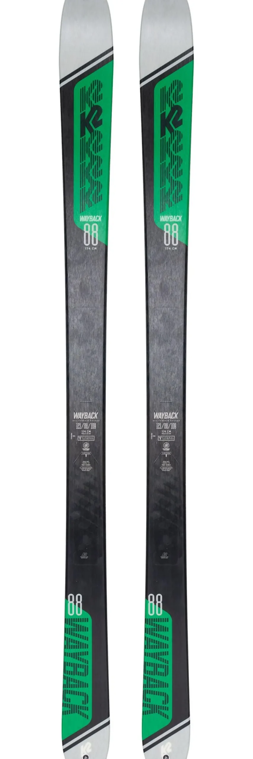 Ski Rando Homme<K2 Ski de randonnée Wayback 88