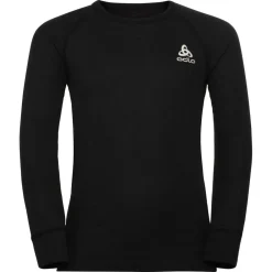 Sous-Vêtement Enfant|Sous-Vêtements Thermiques<Odlo Sous-vêtement techni. nordique Active Warm Eco Kids BI Top Crew Neck LS Black