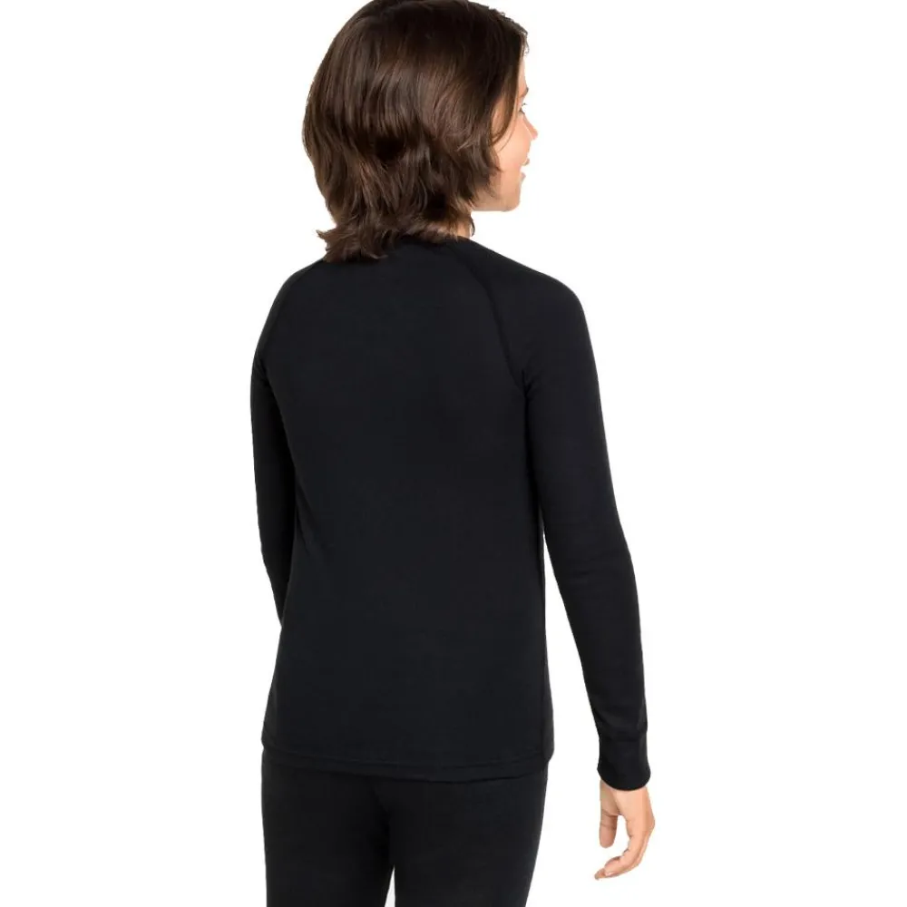 Sous-Vêtement Enfant|Sous-Vêtements Thermiques<Odlo Sous-vêtement techni. nordique Active Warm Eco Kids BI Top Crew Neck LS Black