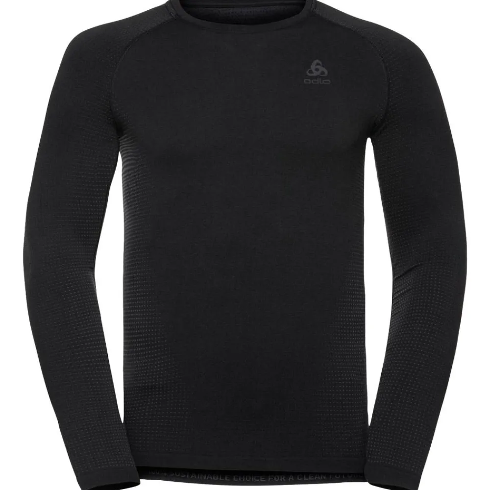 Sous-Vêtement Homme|Sous-Vêtements Thermiques<Odlo Sous-vêtement techni. nordique Performance Warm Eco LS Black Grahite Grey