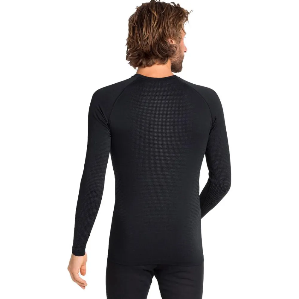 Sous-Vêtement Homme|Sous-Vêtements Thermiques<Odlo Sous-vêtement techni. nordique Performance Warm Eco LS Black Grahite Grey