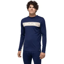 Sous-vêtement technique Retro Wool Crew Navy Homme Sous-Vêtement Homme|Sous-Vêtements Thermiques