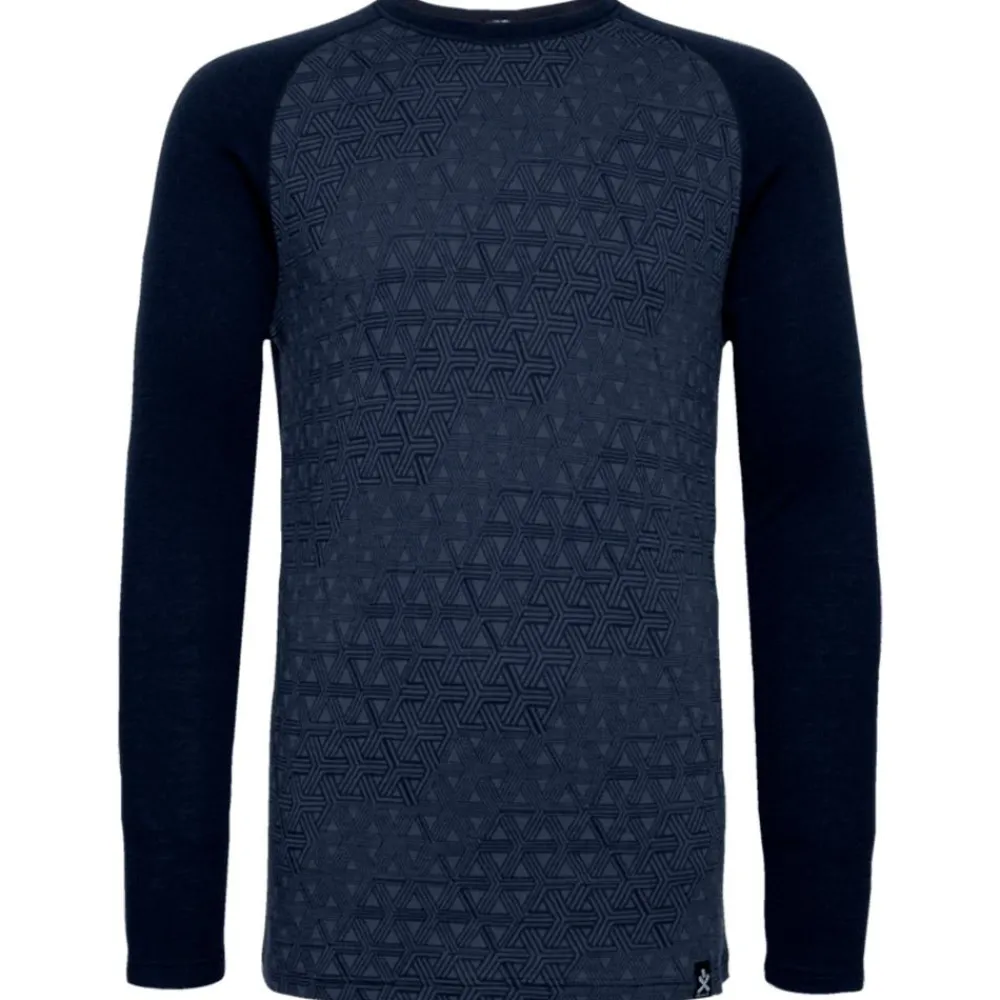 Clearance Sous-vêtement technique Geo Merino Wool Crew Navy Homme Sous-Vêtement Homme