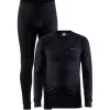 Clearance Sous-vêtement technique CORE Dry Baselayer Set M Black Homme Sous-Vêtement Homme