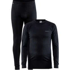 Clearance Sous-vêtement technique CORE Dry Baselayer Set M Black Homme Sous-Vêtement Homme