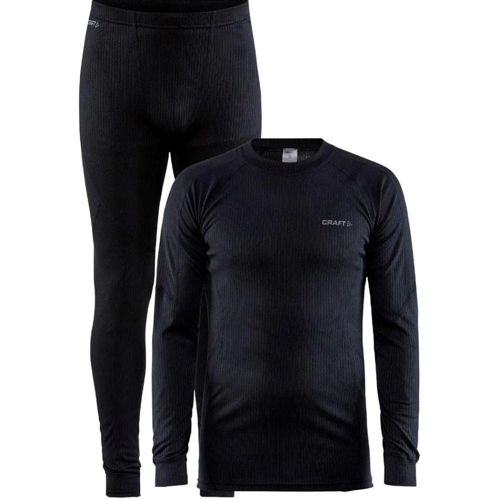 Clearance Sous-vêtement technique CORE Dry Baselayer Set M Black Homme Sous-Vêtement Homme