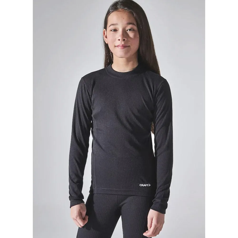 Hot Sous-vêtement technique Core Dry Baselayer Set Jr Black Enfant Sous-Vêtement Enfant