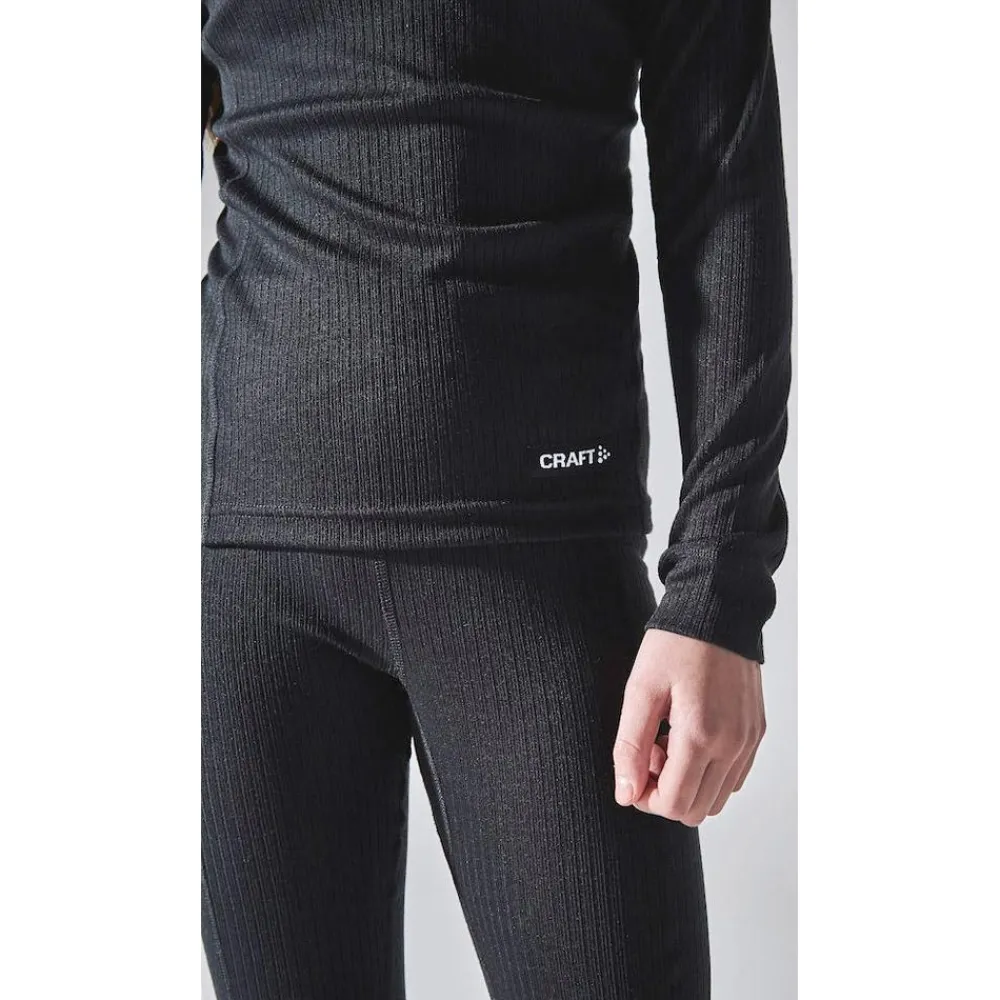Hot Sous-vêtement technique Core Dry Baselayer Set Jr Black Enfant Sous-Vêtement Enfant