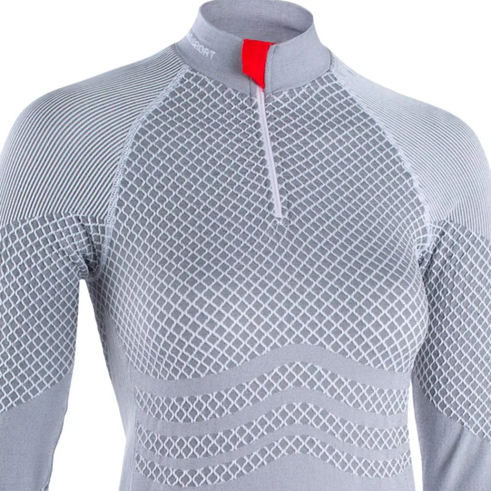 Hot Sous-vêtement technique Energy Thermolactyl 3 W Gris Clair Bicolore Femme Sous-Vêtement Femme