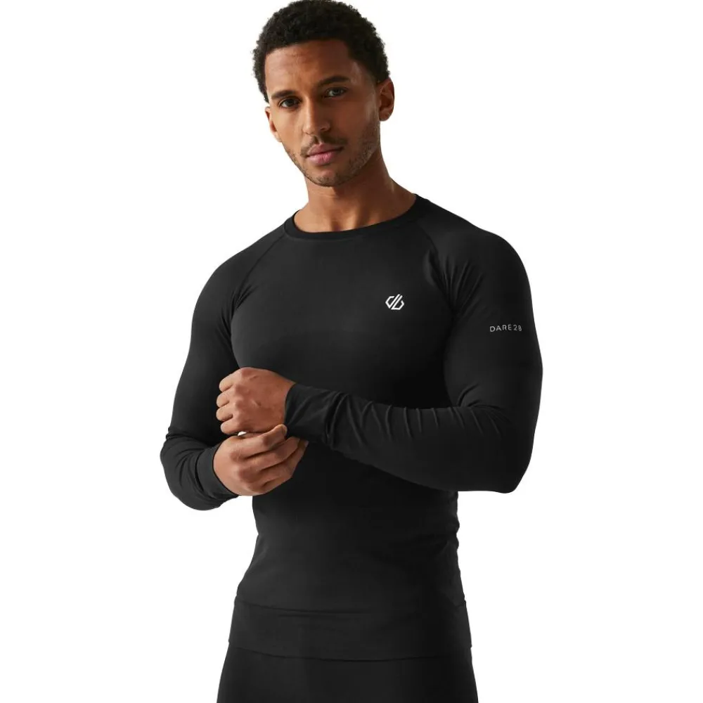 Sous-Vêtement Homme<DARE2B Sous-vêtement technique In The Zone II Long Sleeve Tee Shirt Black