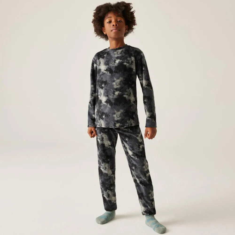 Sale Sous-vêtement technique Kids Thermal Baselayer Set Distressed Print Enfant Sous-Vêtement Enfant
