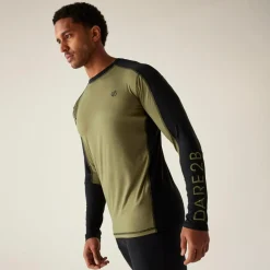 Sous-Vêtement Homme<DARE2B Sous-vêtement technique Exchange IIII Baselayer Set Black Martini Olive