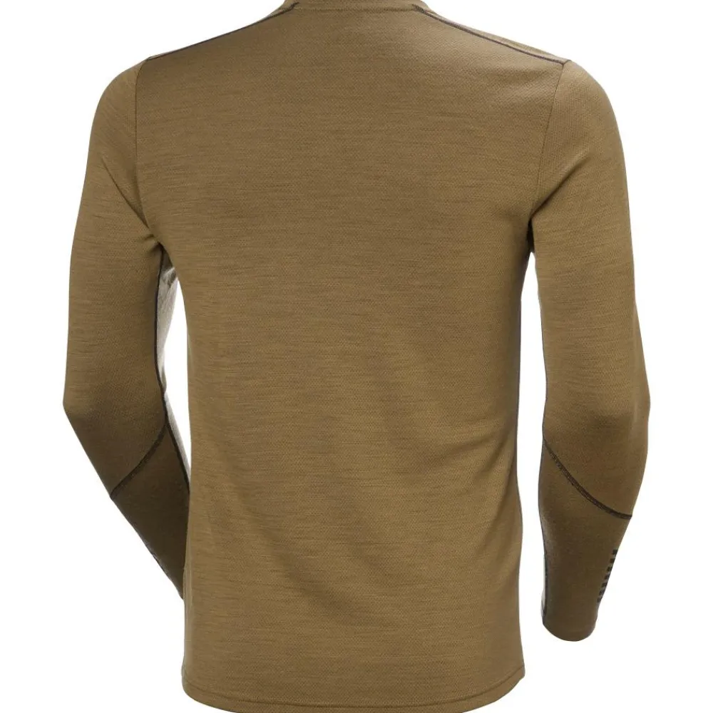 Hot Sous-vêtement technique Lifa Merino Midweight Crew Sepia Homme Sous-Vêtement Homme