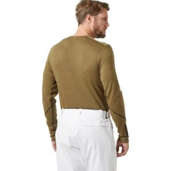 Hot Sous-vêtement technique Lifa Merino Midweight Crew Sepia Homme Sous-Vêtement Homme
