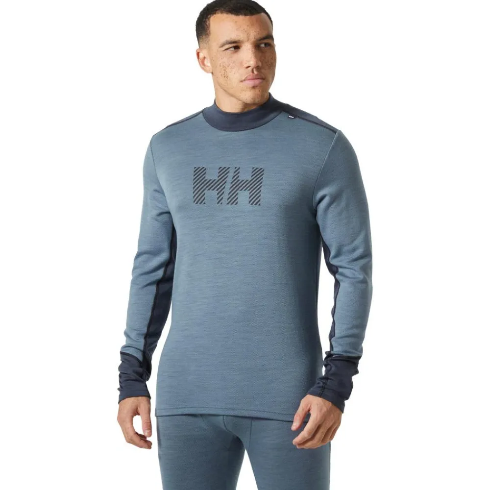 Sale Sous-vêtement technique Lifa Merino Midweight Logo Washed Navy Homme Sous-Vêtement Homme