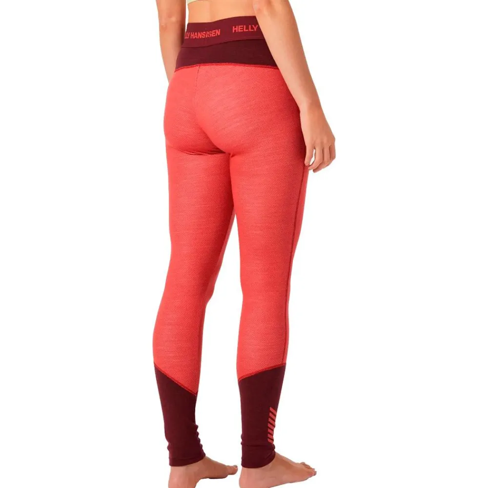 Collant Technique|Sous-Vêtement Femme<Helly Hansen Sous-vêtement technique W Lifa Merino Midweight Pant Poppy Red