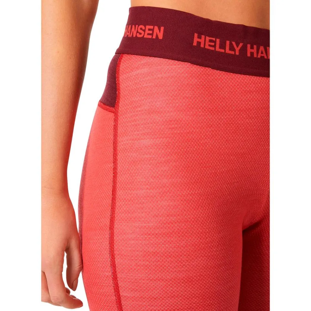 Collant Technique|Sous-Vêtement Femme<Helly Hansen Sous-vêtement technique W Lifa Merino Midweight Pant Poppy Red