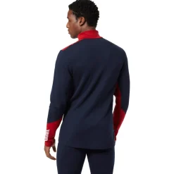 Sous-Vêtement Homme<Helly Hansen Sous-vêtement technique Lifa Merino Midweight 1/2 Zip 598 Navy
