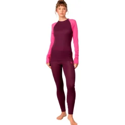 Outlet Sous-vêtement technique Kaia Set Wine Femme Sous-Vêtement Femme