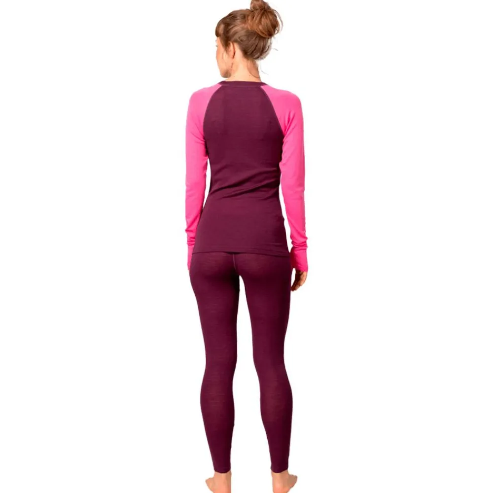 Outlet Sous-vêtement technique Kaia Set Wine Femme Sous-Vêtement Femme