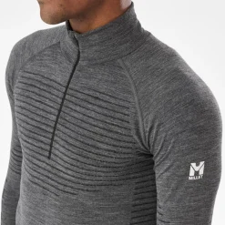 Sous-Vêtement Homme<Millet Sous-vêtement technique Drynamic Warm 1/2 Zip M Anthracite Grey