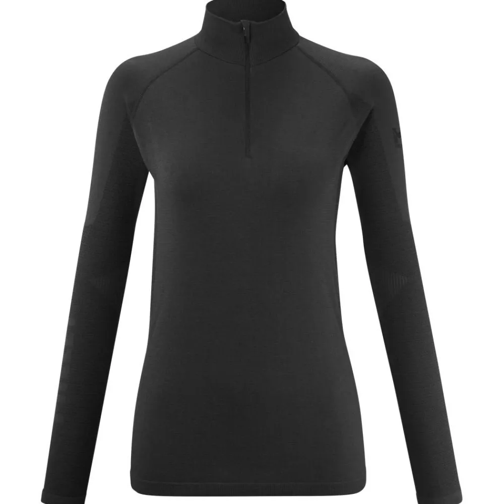 Online Sous-vêtement technique Drynamic Soft Ls 1/2 Zip W Black Femme Sous-Vêtement Femme