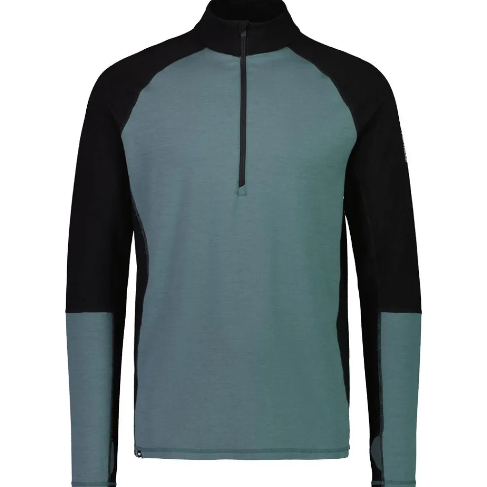 Hot Sous-vêtement technique M's Olympus Half Zip Burnt Sage Black Homme Sous-Vêtement Homme