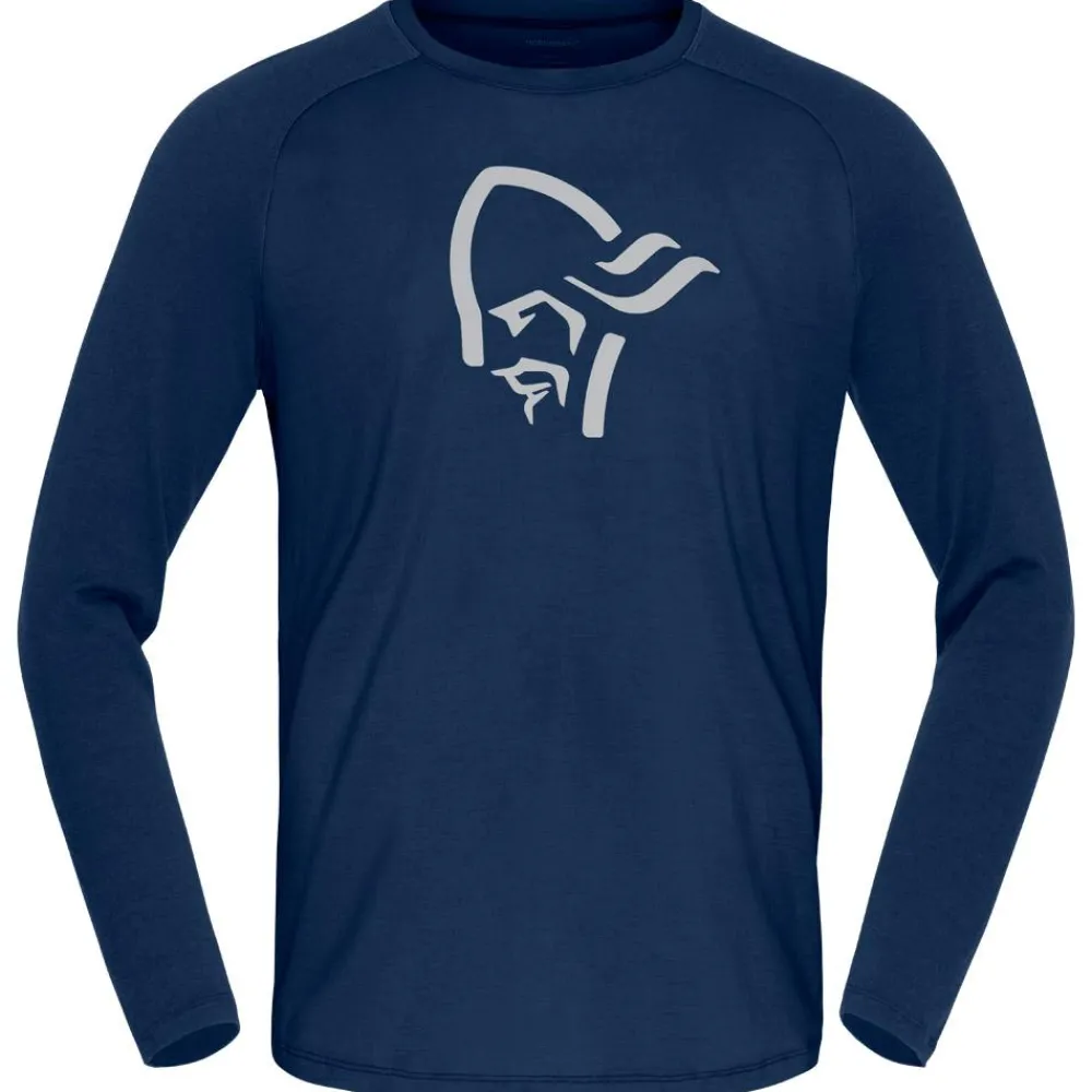 Clearance Sous-vêtement technique PureUll Long Sleeve M's Indigo Night Homme Sous-Vêtement Homme