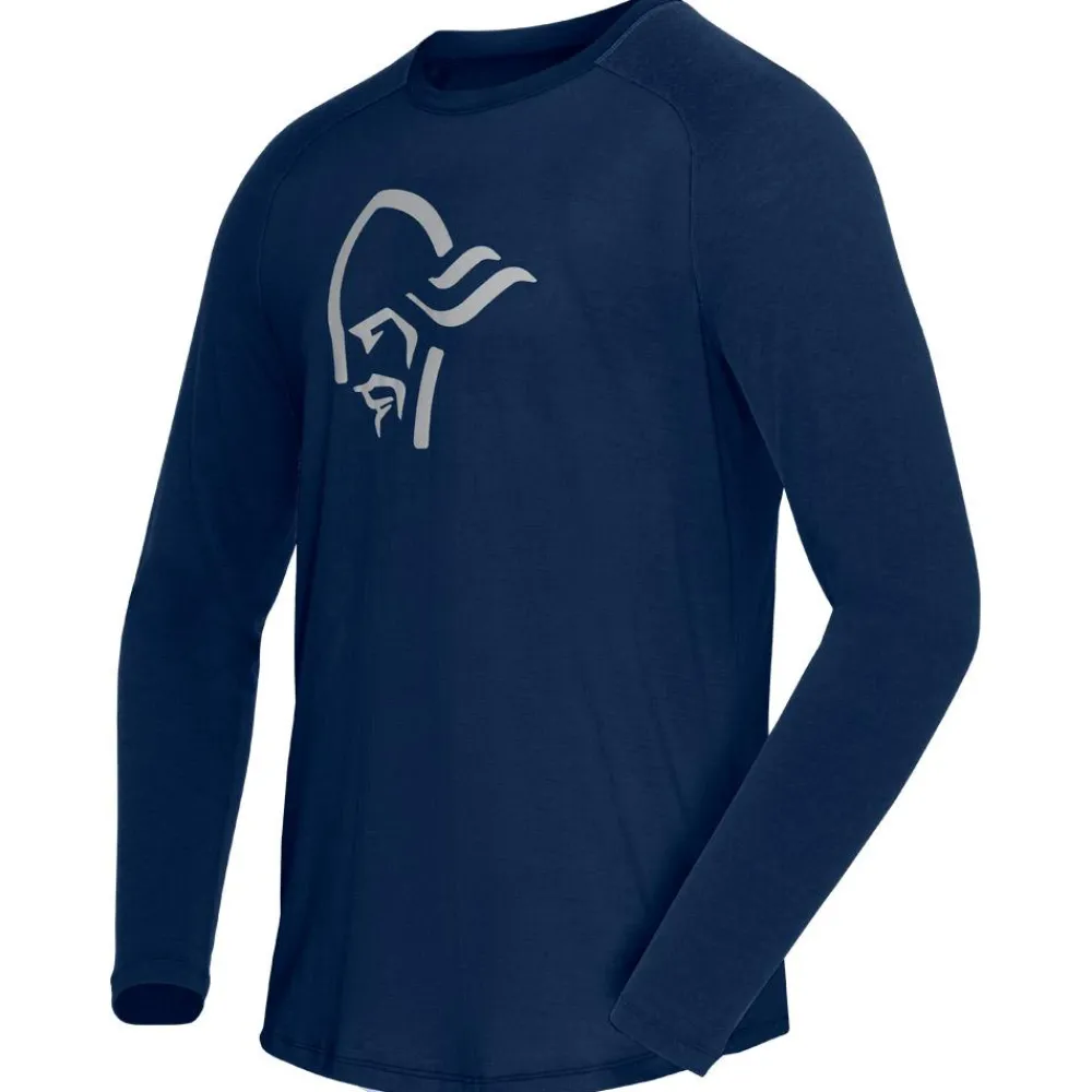 Clearance Sous-vêtement technique PureUll Long Sleeve M's Indigo Night Homme Sous-Vêtement Homme