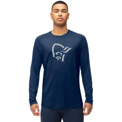 Clearance Sous-vêtement technique PureUll Long Sleeve M's Indigo Night Homme Sous-Vêtement Homme