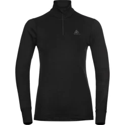 Sous-Vêtement Femme<Odlo Sous-vêtement technique Active Warm Eco Top Ls Halfzip Wmn Black Black