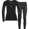 Sous-Vêtement Femme<Odlo Sous-vêtement technique Fundamentals Performance Warm Wmn Black Graphite Grey
