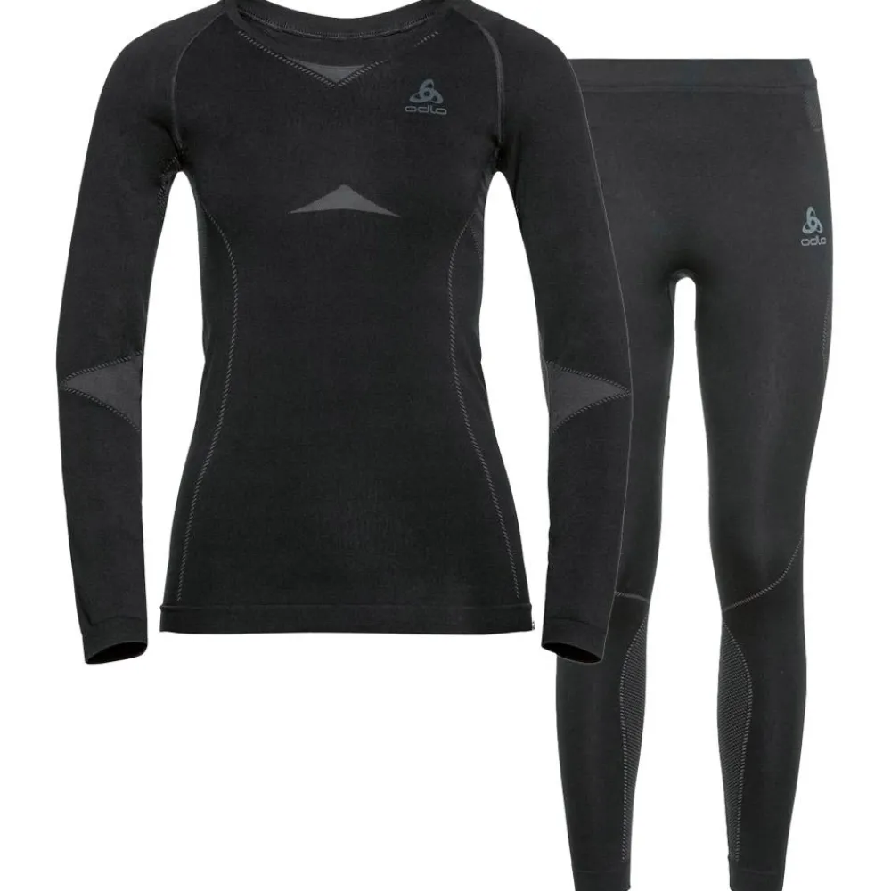 Sous-Vêtement Femme<Odlo Sous-vêtement technique Fundamentals Performance Warm Wmn Black Graphite Grey