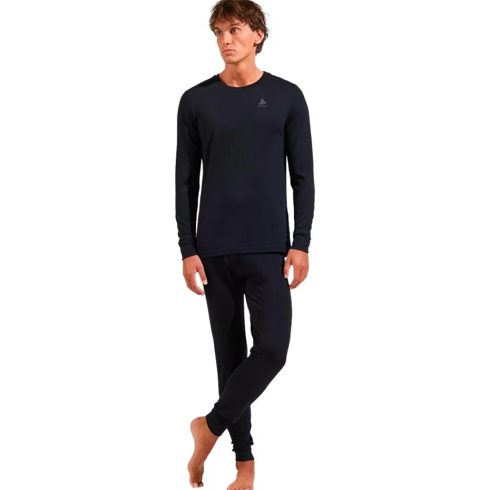 Collant Technique|Sous-Vêtement Homme<Odlo Sous-vêtement technique Bottom Long Merino 200 Black