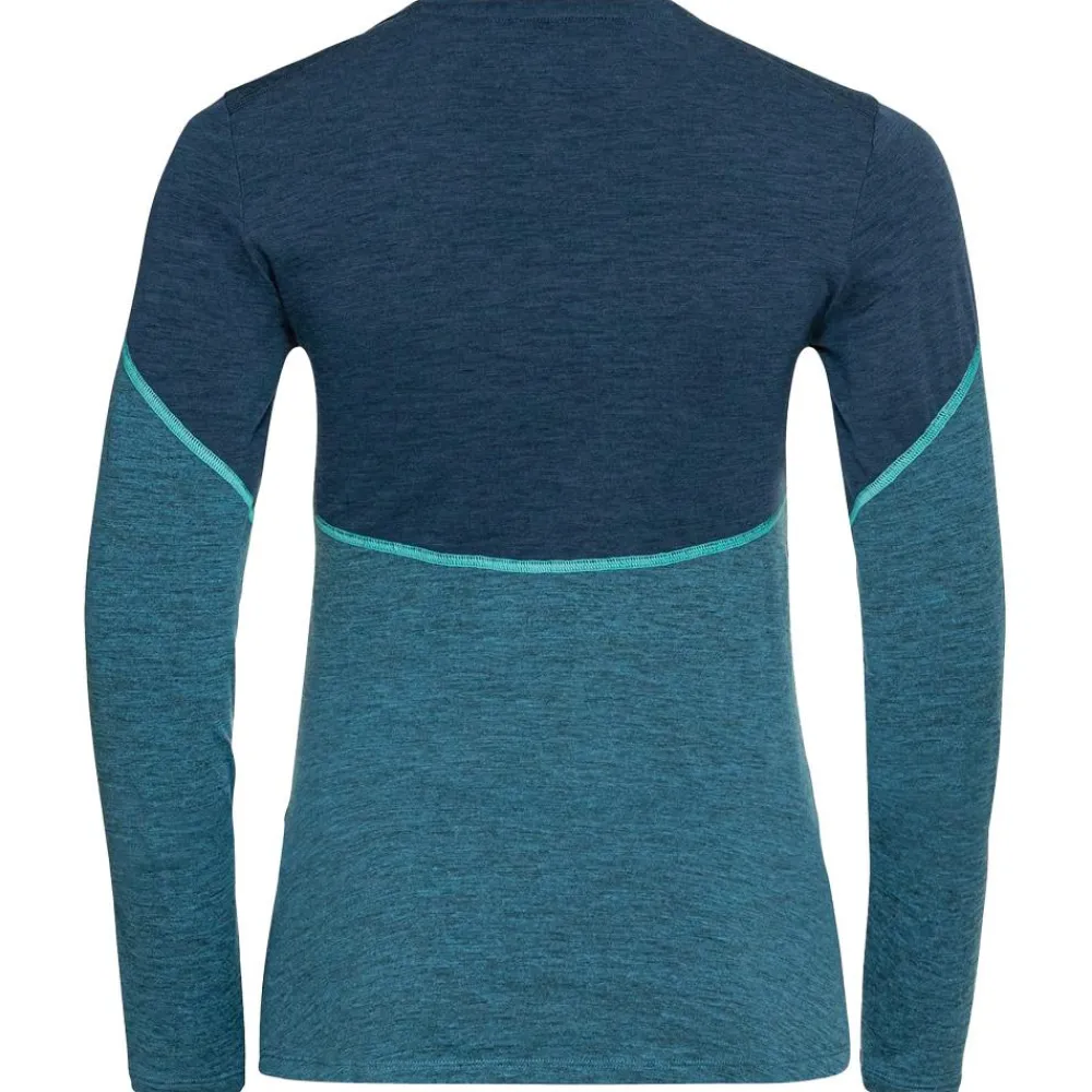 Sous-Vêtement Femme<Odlo Sous-vêtement technique Revelstoke Pw 150 Top W Provincial Blue Dark Sapphir