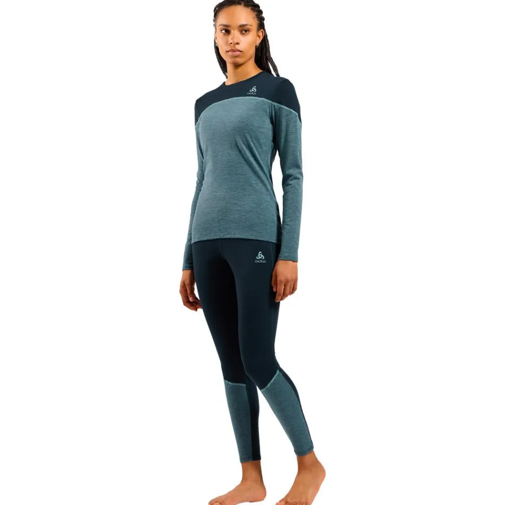 Sous-Vêtement Femme<Odlo Sous-vêtement technique Revelstoke Pw 150 Top W Provincial Blue Dark Sapphir