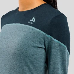 Sous-Vêtement Femme<Odlo Sous-vêtement technique Revelstoke Pw 150 Top W Provincial Blue Dark Sapphir
