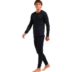 Hot Sous-vêtement technique Top Crew Neck L/S Merino 200 Black Homme Sous-Vêtement Homme