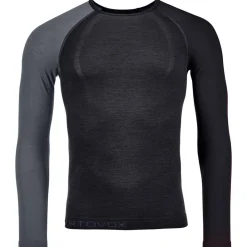 Sous-Vêtement Homme<Ortovox Sous-vêtement technique 120 Comp Light Long Sleeve M Black Raven