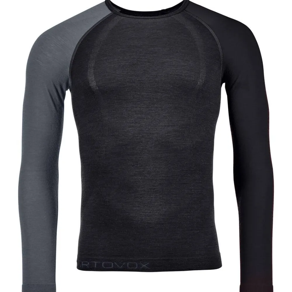 Sous-Vêtement Homme<Ortovox Sous-vêtement technique 120 Comp Light Long Sleeve M Black Raven