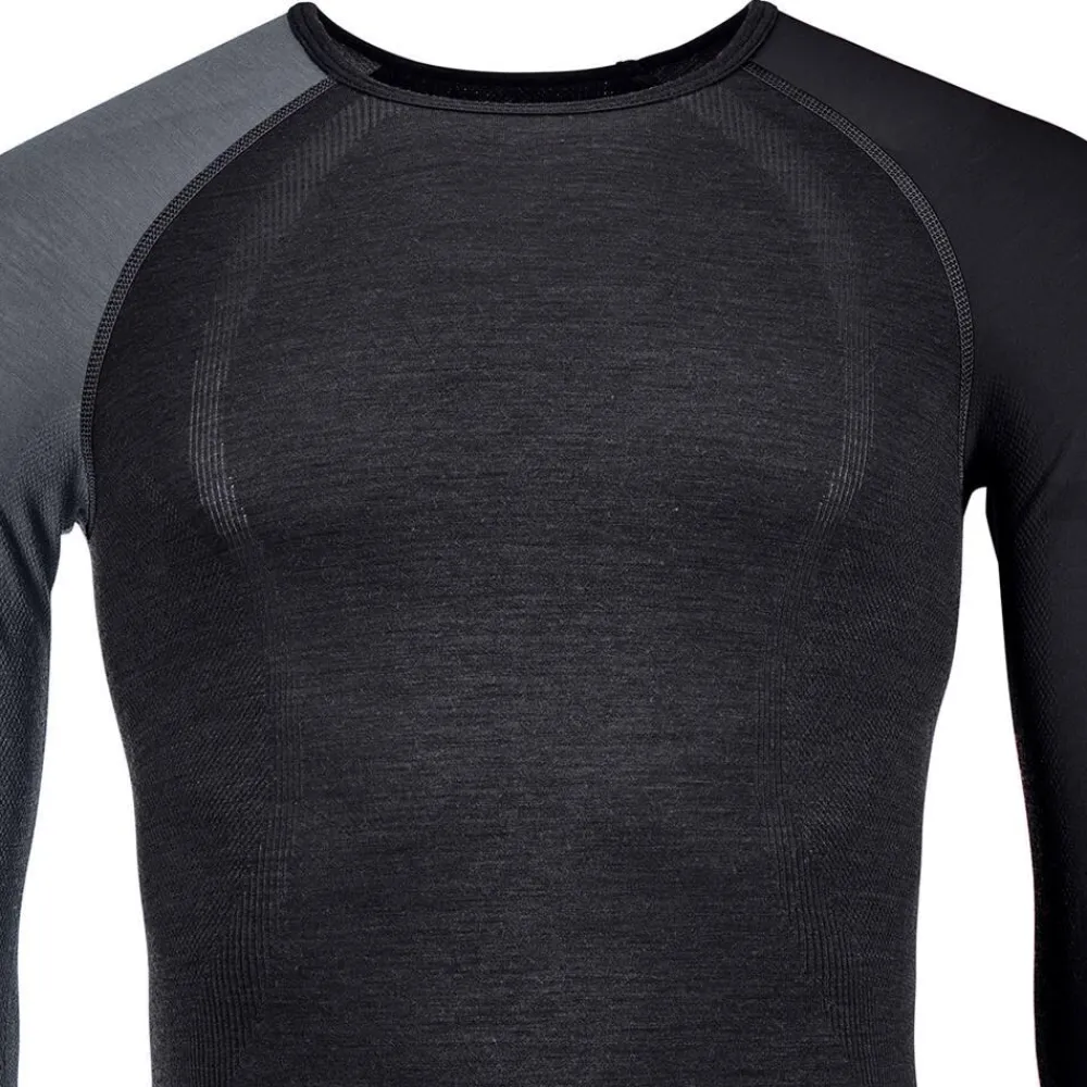 Sous-Vêtement Homme<Ortovox Sous-vêtement technique 120 Comp Light Long Sleeve M Black Raven