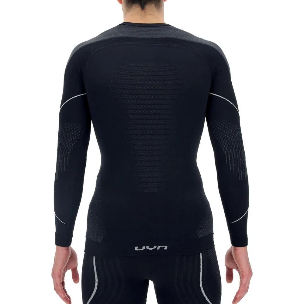Sous-Vêtement Homme<Uyn Sous-vêtement technique Man Evolutyon Uw Shirt Lg Sleeve Blackboard Anthracite White